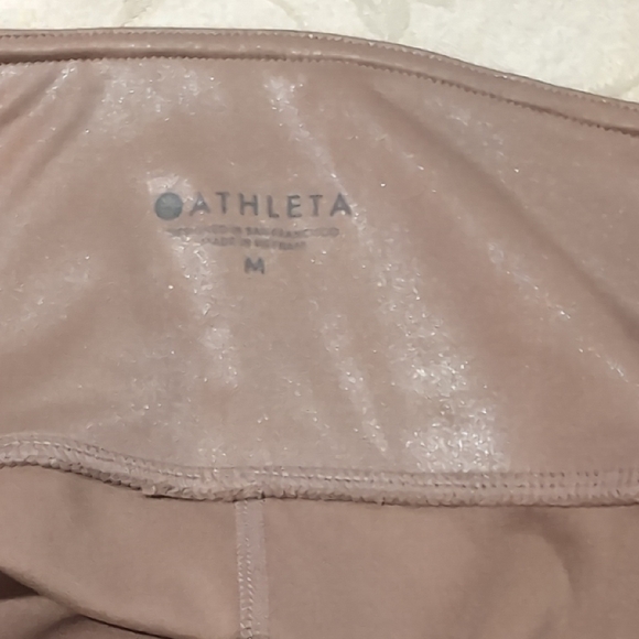 Athleta Shimmering Beige Leggings - Picture 5 of 8